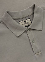 Polo shirt Denim Washed Pique SMALL LOGO - Olive grey