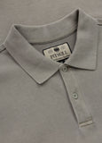 Polo shirt Denim Washed Pique SMALL LOGO - Olive grey