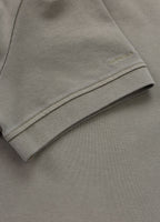 Polo shirt Denim Washed Pique SMALL LOGO - Olive grey