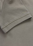 Polo shirt Denim Washed Pique SMALL LOGO - Olive grey
