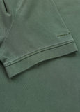 Polo shirt Denim Washed Pique SMALL LOGO - Sage Green