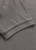 Polo shirt Denim Washed Pique SMALL LOGO - Dark brown