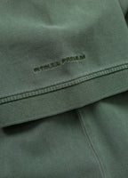 Polo shirt Denim Washed Pique SMALL LOGO - Sage Green