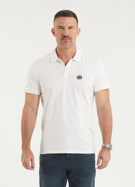 Men's Polo Shirt Jersey Slim Fit Small Logo - Off-white