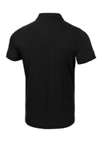 Men's Polo Shirt Jersey Slim Fit Small Logo - Black
