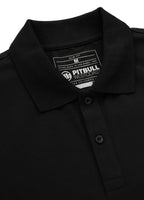 Men's Polo Shirt Jersey Slim Fit Small Logo - Black