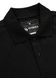 Men's Polo Shirt Jersey Slim Fit Small Logo - Black