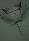 Men's Pique Rockey Polo Shirt - Olive Green