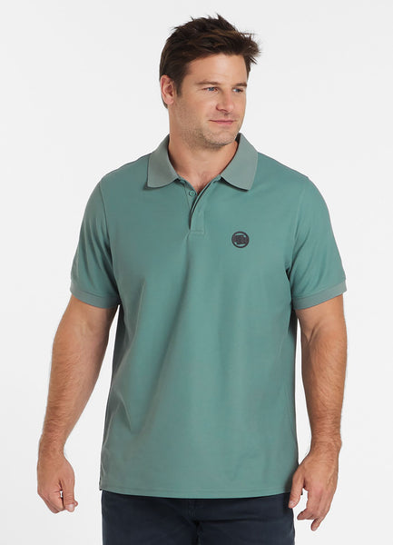 Men's polo shirt Pique Rockey - Mint