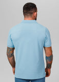 Men's Pique Rockey Polo Shirt - Light Blue