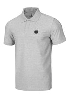 Men's polo shirt Pique Rockey - Gray Melange