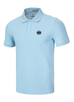 Men's Pique Rockey Polo Shirt - Light Blue