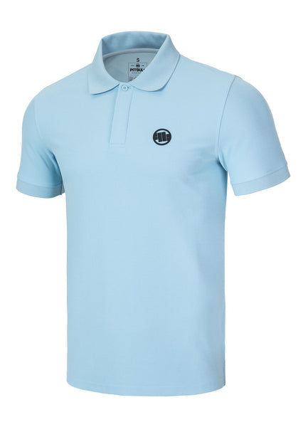 Men's Pique Rockey Polo Shirt - Light Blue
