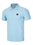 Men's Pique Rockey Polo Shirt - Light Blue