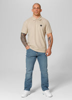 Men's polo shirt Pique Rockey - Sand