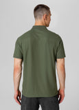 Men's Pique Rockey Polo Shirt - Olive Green
