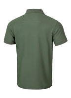 Men's Pique Rockey Polo Shirt - Olive Green