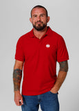 Men's polo shirt Pique Rockey - Red