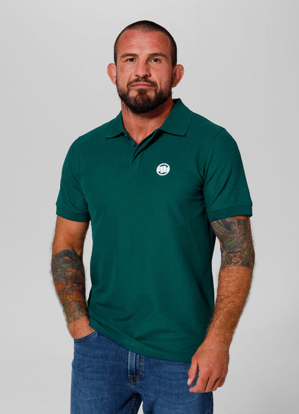 Men's Pique Rockey Polo Shirt - Dark Green