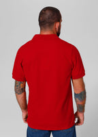 Men's polo shirt Pique Rockey - Red