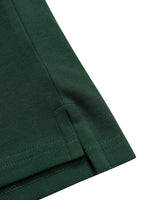 Men's Pique Stripes Regular Polo Shirt - Green