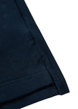 Men's Pique Stripes Regular Polo Shirt - Dark Blue