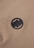 Men's Pique Stripes Regular Polo Shirt - Coyote Brown