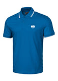Men's Pique Stripes Regular Polo Shirt - Royal Blue
