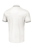 Men's polo shirt Pique Stripes Regular - Offwhite