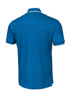 Men's Pique Stripes Regular Polo Shirt - Royal Blue
