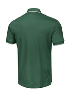 Men's Pique Stripes Regular Polo Shirt - Green