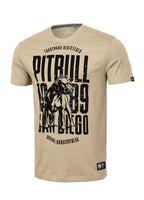 Men's T-shirt SAN DIEGO DOG - Sand