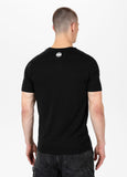 Herren T-Shirt Slim Fit Classic Boxing - Schwarz