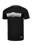 Herren T-Shirt Slim Fit Classic Boxing - Schwarz