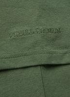 Men's Slim Fit Classic Boxing T-Shirt - Olive Green
