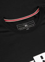 Herren T-Shirt Slim Fit Classic Boxing - Schwarz
