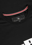 Herren T-Shirt Slim Fit Classic Boxing - Schwarz