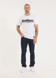 Men's T-Shirt Slim Fit Classic Boxing - White