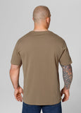 Men's T-shirt SMALL LOGO - Coyote brown