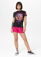Women's sports shirt mesh HAPPY-PIT - black