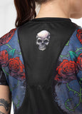 Damen Sportshirt Mesh SANTA MUERTE