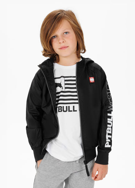 Kinder Übergangsjacke mit Kapuze Athletic Sleeve Junior