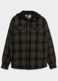 Hooded insulated flannel shirt Pioneer