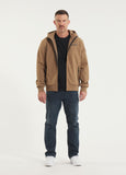 Men's Softshell Hooded Jacket Midway II - Coyote Brown