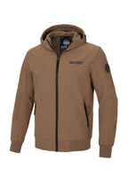 Men's Softshell Hooded Jacket Midway II - Coyote Brown