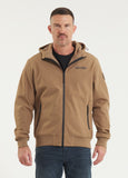 Men's Softshell Hooded Jacket Midway II - Coyote Brown