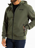 Herren Softshell mit Kapuze Midway II - Olivgrün