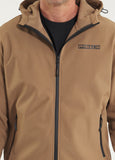 Men's Softshell Hooded Jacket Midway II - Coyote Brown