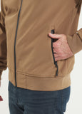 Men's Softshell Hooded Jacket Midway II - Coyote Brown