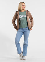 Women's transitional jacket with hood PRIMOSA - Dark Sand